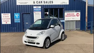 SMART FORTWO 0.8 PASSION CDI Auto 2d 2012(12) 58,507 Miles.