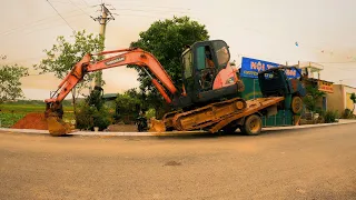 Mastering Excavator Grading Techniques: Journey into Mountain Excavation for Lake Filling":