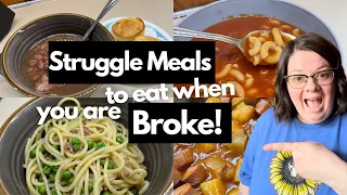 Meals to eat when you are BROKE || The ULTIMATE Struggle Meals