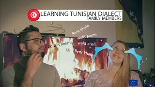 Learning Tunisian Dialect - Family Members افراد العائلة باللهجة التونسية