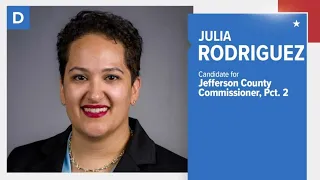 Democratic candidate Julia Rodriguez is running for County Commissioner Precinct 2