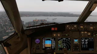 Landing In Brindisi, Italy | Brindisi International Airport | LIBR | Luxair 737 | X-Plane 11