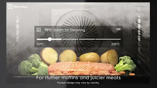 Electrolux Oven - Ultimate Taste 900 Matrix 70L - Steamify makes it easier to cook with steam