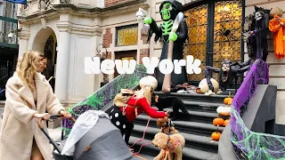 [4K]🇺🇸NYC Walk🗽Upper East Side | 🍁Fall Evening on Madison Ave, Lovely Cafes & Streets | Oct 2021