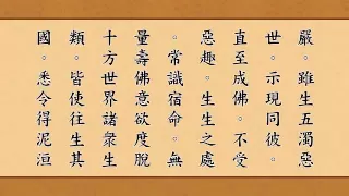 《无量寿经》读诵版 (全集)