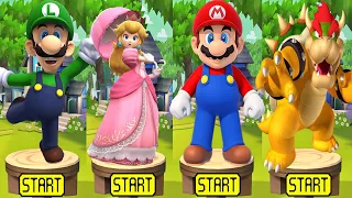 Tag with Ryan vs Mario Bros - Red Titan vs Mario vs Luigi vs Princess Peach vs Bowser Run Gameplay