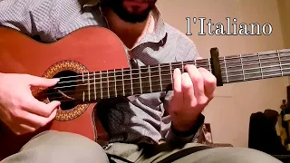 l'italiano ( I asciatemi cantare ) Toto  Cotuano - Guitar