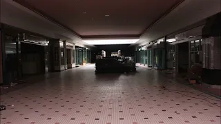 "Every Breath You Take" playing in an empty mall after closing hours