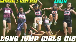 The 8 best Long Jumper in Girls U16 years old at National Junior meet 2022