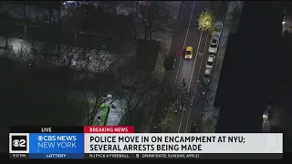 NYPD moves in on NYU encampment, starts making arrests