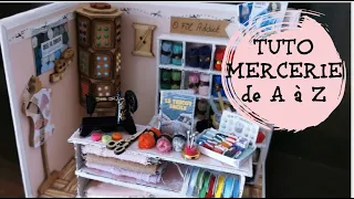 TUTO Mercerie MINIATURE de A a Z .../ TUTO DOLLHOUSE