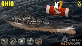 Ohio 7 Kills & 293k Damage | World of Warships Gameplay