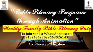 Episode 2Family Bible Literacy Quiz   13