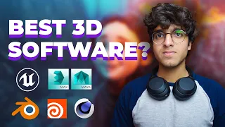 What is the BEST 3D Software? Blender vs Maya vs 3dsMax vs Cinema 4D vs Houdini vs UE5 (Urdu/Hindi)