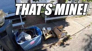 I Took It Out Of Their Garbage Can! - Trash Picking Episode 800!