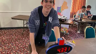 4.33 Square-1 World Record Single!!! (Former)