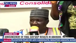 TRENDING | INEC Declares Umaru Fintiri Winner of Adamawa Governorship Election