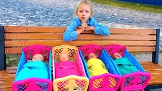 Are you sleeping brother John and more best kids video by Polina Play