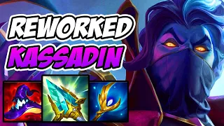 NEW BUFFED KASSADIN E IS SO BROKEN | KASSADIN MID GAMEPLAY | S12