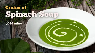 Cream of Spinach Soup | Spinach Soup | Creamy Spinach Soup | Soup Recipes | Cookd