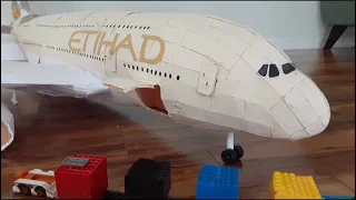 GIANT Paper A380 Ops | Model Airport Stop Motion