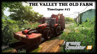 Mowing&collecting grass, selling silage, digestating | The Valley The Old Farm | FS19 Timelapse #17