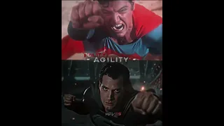 Superman Reeve Vs Superman DCEU | Battle #shorts #superman #dc