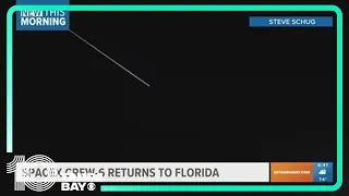 SpaceX Crew-6 returns to Florida