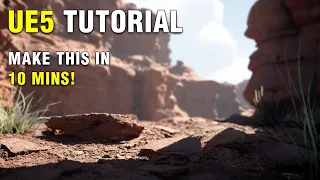 Unreal Engine 5 Beginner Tutorial | Desert Canyons