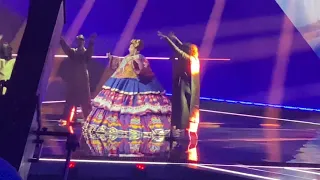 Eurovision songcontest 2021 first semi finals Russia 🇷🇺 Manizha “Russian Woman”