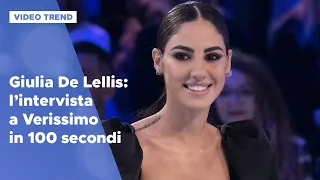 Giulia De Lellis: l'intervista a Verissimo in 100 secondi