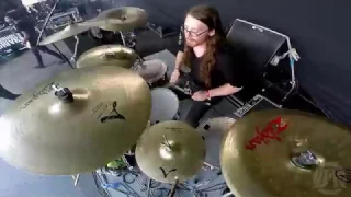 ABORTED@Necrotic Manifesto-Ken Bedene-live in Brutal Assault 2016 (Drum Cam)