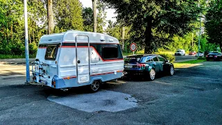 Mini Wohnwagen Niewiadow N 126 NT Niva Power  French Bulldog Camping