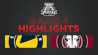 WHL Playoffs Highlights: Blades (4) at Rebels (2) - April 19, 2023