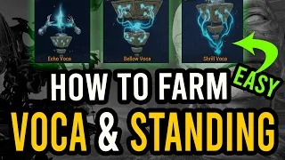 How to Farm Voca Fast | Cavia Standing Easy | Whispers in The Walls [Warframe]