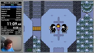 Undertale True Pacifist Speedrun in 1:22:11 (Former World Record)