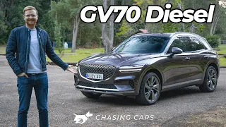 Genesis GV70 diesel 2021 review | better than an X3 or GLC? | Chasing Cars