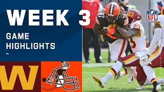 Washington Football Team vs. Browns Week 3 Highlights | NFL 2020