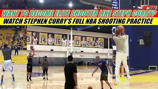 WANT TO BECOME ELITE SHOOTER LIKE STEPHEN CURRY? WATCH HIS FULL NBA SHOOTING PRACTICE & DRILLS