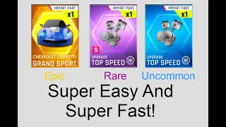 How To Get Uncommon, Rare, And Epic Import Parts Fast In Asphalt 9!