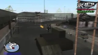 GTA San Andreas Unique Stunt Jump 1 - Ocean Docks (Los Santos)