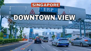 Singapore City 2022 | Downtown Driving Tour 2022