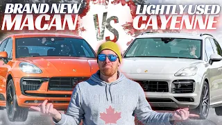 New Porsche Macan vs Used Porsche Cayenne: WHICH BLIZZARD BEAST IS BEST FOR $80,000?