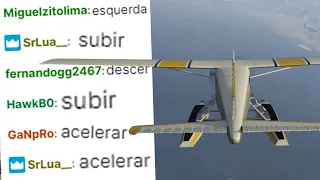 o CHAT CONTROLOU o AVIÃO no GTA V !!!