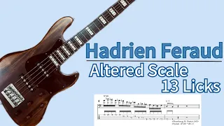 【TAB】Hadrien Feraud / Altered Scale 13 Lick