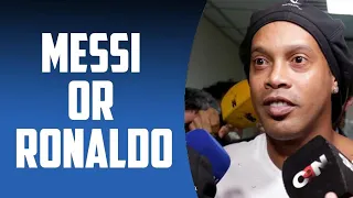 lionel messi OR cristiano Ronaldo?  | ft. Ronaldinho  Salah Mbappe Hazard de bruyne famous peoples