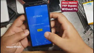 Meizu Mobiles FRP BYPASS WITHOUT PC  Meizu C9 Android 8.1 FRP/Google A myccount bypass waqas mobile