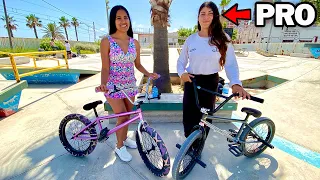 Gina Petrella ENSEÑA BMX a mi NOVIA 😳