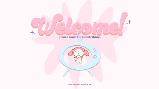 cute aesthetic (My Melody themed) Intro/ Outro templates | FREE FOR USE