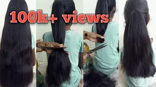 hair cutting for girls 🥲🥲